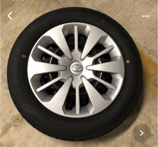 トヨタ タンク純正タイヤ&ホイルキャップ