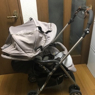 コンビのベビーカー グランパセオ LY-600 ネイチャーベージュの画像