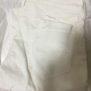 新品 無印良品 ズボン メンズ 白 お洒落 状態良の画像