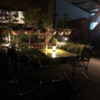 【雨天につき中止】4月29日、庭のお花と夜空を見ながら飲みませんか
