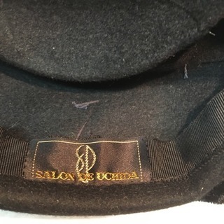 □SALON DE UCHIDA □ブラック□ハットの画像