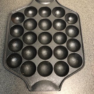 終了 南部鉄器 たこ焼き器 23穴