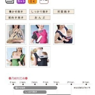 【美品】抱っこ紐　サンクマニエルジェムの画像