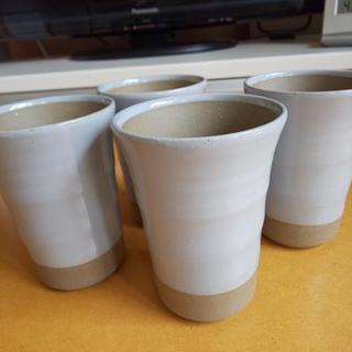 湯飲み、焼酎グラス、ビアグラス4点セット