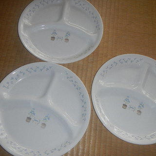 コレール ランチプレート 仕切り皿 3枚 割れにくいの画像