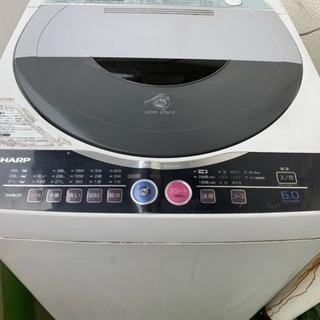 洗濯機 SHARP 6.0 ES-FG60H