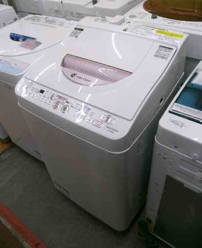 札幌 ヒーター乾燥付き! 6kg 2014年製 洗濯乾燥機 シャープ/SHARP ES-TG60L 洗濯機