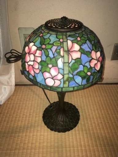 ステンドグラスランプ ティファニーレプリカ（小）