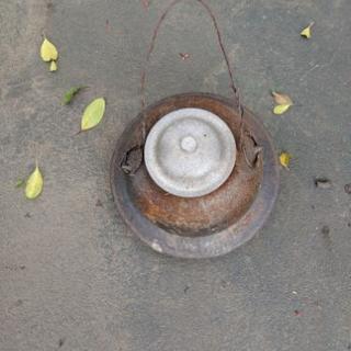 茶釜オブジェ