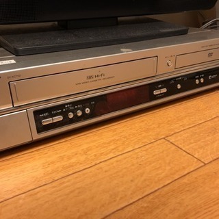 SHARP DVD/VHS プレーヤー リモコン付き