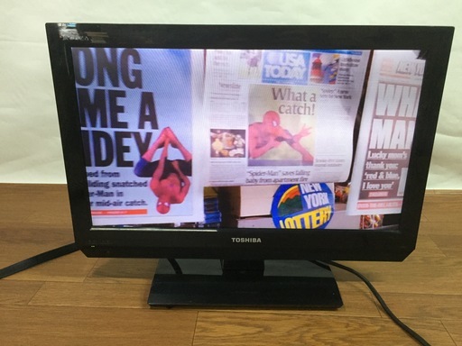 東芝 19V型 液晶 テレビ 19B3(K) ハイビジョン 2012年モデル