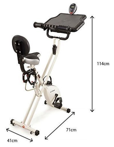 FitDesk フィットデスク マシン フィットネスバイク 折りたたみ可能 ジャパンモデル ブラック 