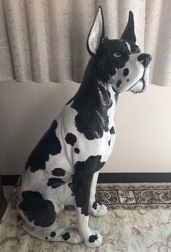犬の置き物　グレート・デーン　置き物　ディスプレイにも