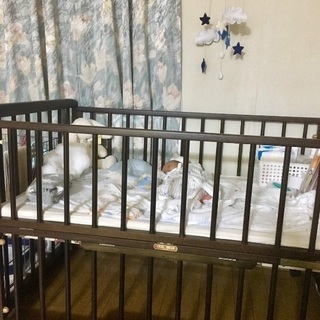 ベビーベッド 120×70 紀伊木工所 ベビーサークル