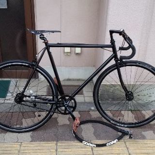 美品☆FUJI feather 700cピストバイク(ブラック)
