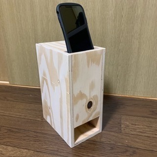 iPhoneスピーカースタンドBOXの画像