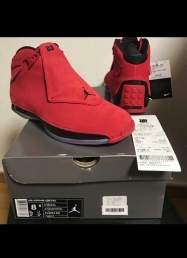 NIKE AIR JORDAN18 RED RETRO ナイキエアジョーダン18