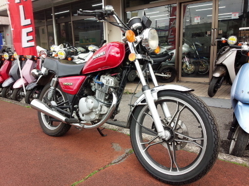 NO.2640　ＧＮ１２５Ｈ　空冷4サイクル単気筒エンジン　レッド　☆彡
