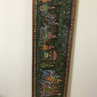  古い風景画