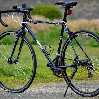 クロモリロードバイク 2×10段変速 身長175cm～ 名古屋近郊配達応談 Steel-frame road bike equipped with 2x10 speedsの画像