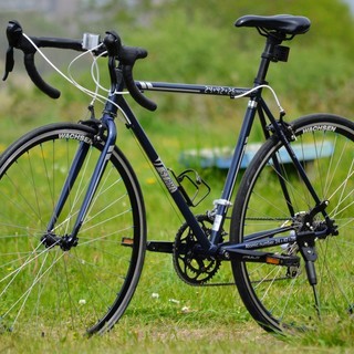 クロモリロードバイク 2×10段変速 身長175cm～ 名古屋近郊配達応談 Steel-frame road bike equipped with 2x10 speedsの画像