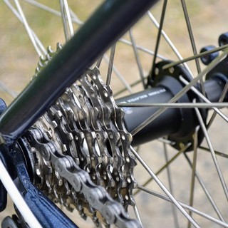 クロモリロードバイク 2×10段変速 身長175cm～ 名古屋近郊配達応談 Steel-frame road bike equipped with 2x10 speedsの画像