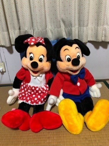 ぬいぐるみ ミッキー＆ミニー 特大