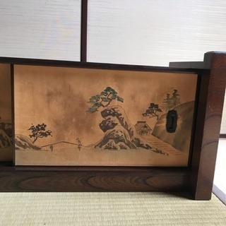 和家具 昭和レトロ 襖絵の画像