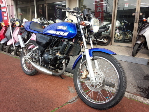 NO.2642　ＲＺ５０　水冷２サイクル　クラッチ付き６速ミッション　チャンバー　ブルーメタリック　☆彡