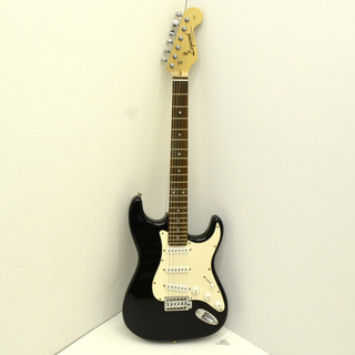 Legend ストラトタイプ　ブラック　ローズ指板　調整済み ライブ　ロック　入門　けいおん　部活  エレキギター (0220282859-T)