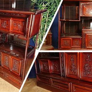 C6 紫檀 飾り棚 お得な送料 自社便あります