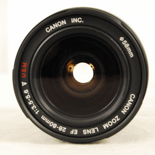9132 CANON EF 28-80mm 3.5-5.6 V USM AFズームレンズ キャップ フィルター付　アントレの画像