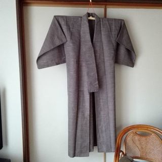 400円／③ウール紬　家庭仕立　未使用　身丈短め(身長150センチ位のかたへ)🔊詳細の説明応答には時間を要しますの画像