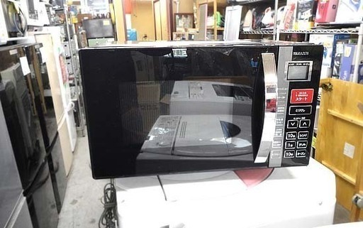 美品 山善 オーブンレンジ YRC-016VE 2018年製 YAMAZEN 16L ブラック 札幌市 白石区 東札幌