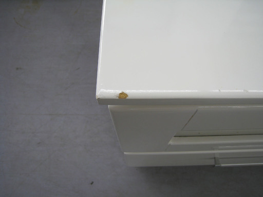 値下げしました！ テレビボード 幅104cm 引き出し付き テレビ台 エナメル白