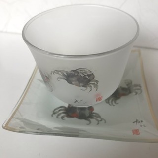 冷茶グラス  ソーサー  海の舞  5客