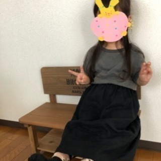 キッズチェア ハンドメイド 男前 中古 値下げの画像