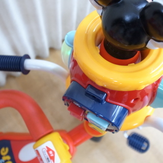  ides アイデス ミッキー ポップンカーゴ三輪車 レッドの画像