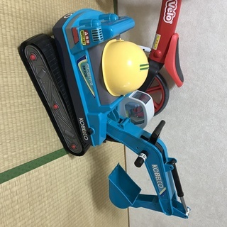 【お取引済】５／６まで　乗用玩具　ショベルカー　KOBELCOの画像