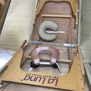マツエク マッサージ 折りたたみ 持ち運びベッドの画像
