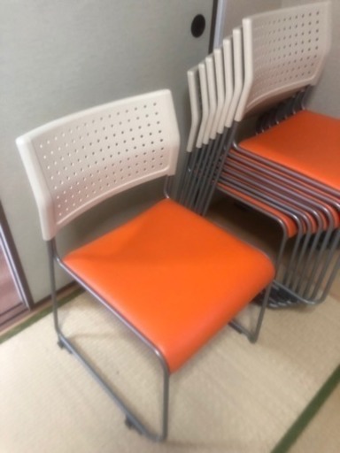 スタッキングチェア  8個セット