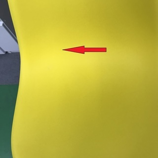 【B品】イームズチェア   イエロー2脚セット DSW シェルチェア リプロダクト の画像