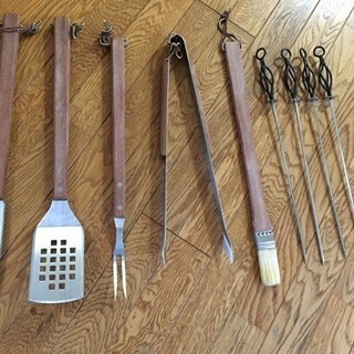 【差し上げます】バーベキューツール(中古)