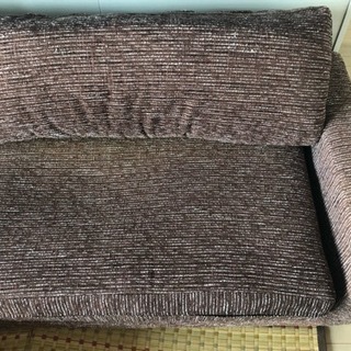 [受け渡し予定あり]オットマン付きソファ 3人がけの画像