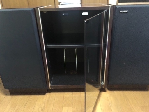レトロ Pioneer キャビネット＋スピーカー。
