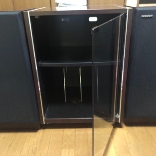レトロ Pioneer キャビネット＋スピーカー。