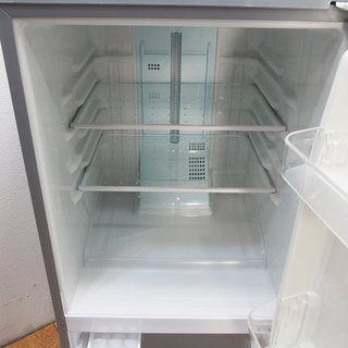 送料無料！頑丈ガラス棚 自動霜取り 138L 冷蔵庫 DL37