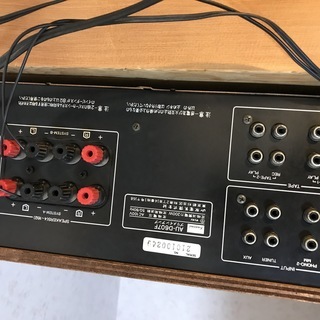 AIWAのスピーカー2個とワケありSansuiアンプ０円
