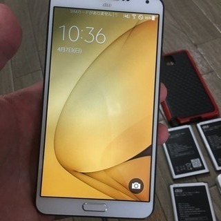 au GALAXY scl22 バッテリー沢山