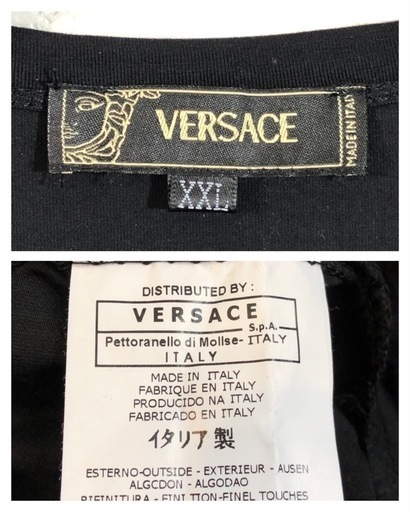 VERSACE　目立つこと間違いなし　ロゴ入りTシャツ